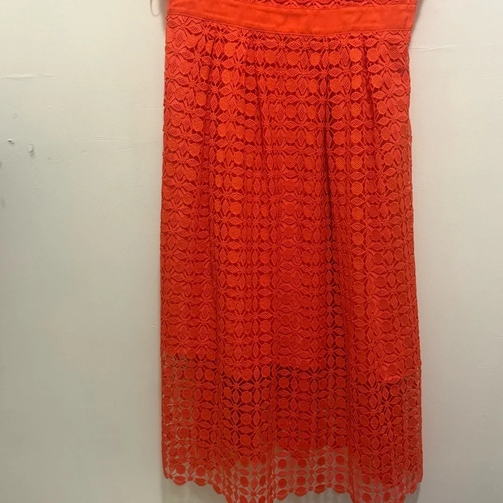 Talbots Lace Fit & Flare Midi Dress